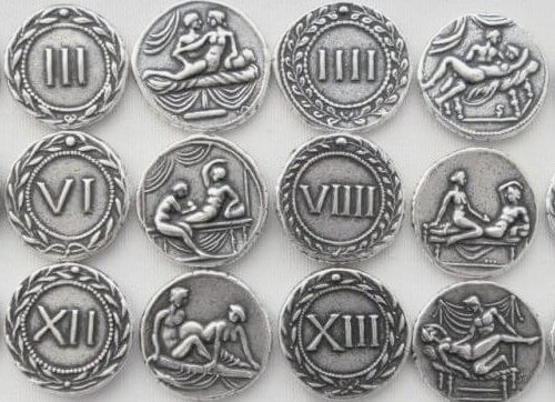 SPINTRIAE: Le Monete del sesso nell’antica Roma